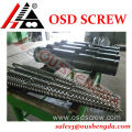 Plastic Hollow Profile Sheet Extruder screw barrel